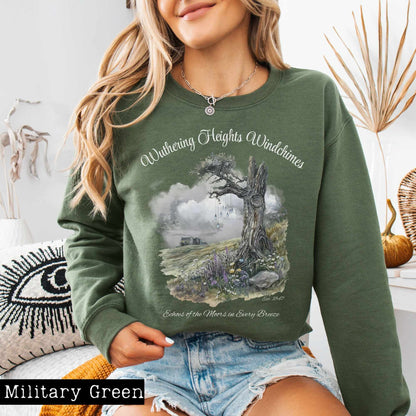 Sweatshirt Wuthering Heights Windchimes Brontë Sweatshirt The Mystic Eden