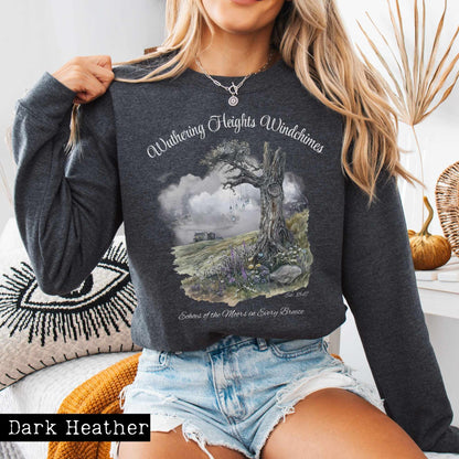 Sweatshirt Wuthering Heights Windchimes Brontë Sweatshirt The Mystic Eden