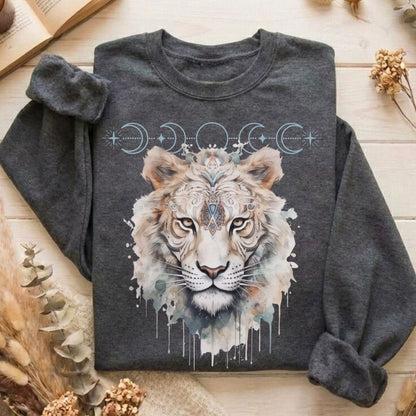 Sweatshirts Dark Heather / S Design 10 Crewneck Sweatshirt The Mystic Eden