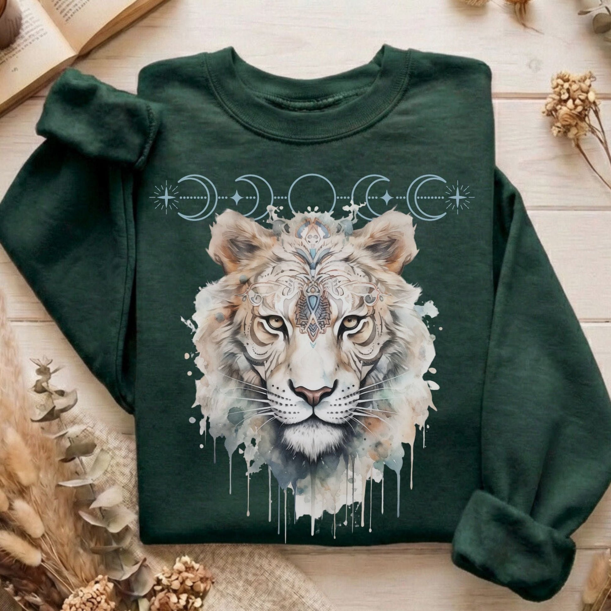 Sweatshirts Forest Green / S Design 10 Crewneck Sweatshirt The Mystic Eden
