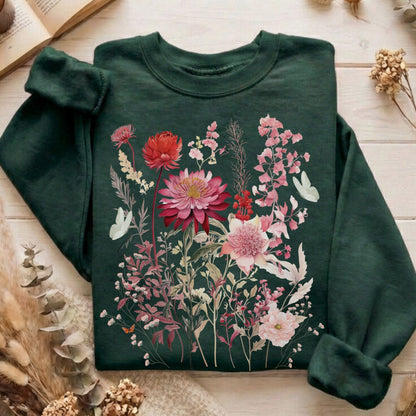 Sweatshirts Forest Green / S Design 3 Crewneck Sweatshirt The Mystic Eden