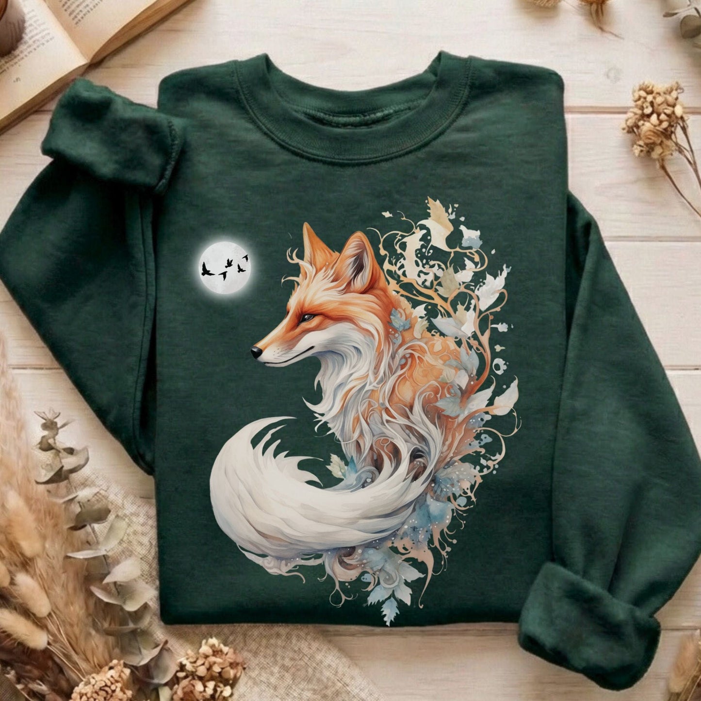 Sweatshirts Forest Green / S Design 9 Crewneck Sweatshirt The Mystic Eden