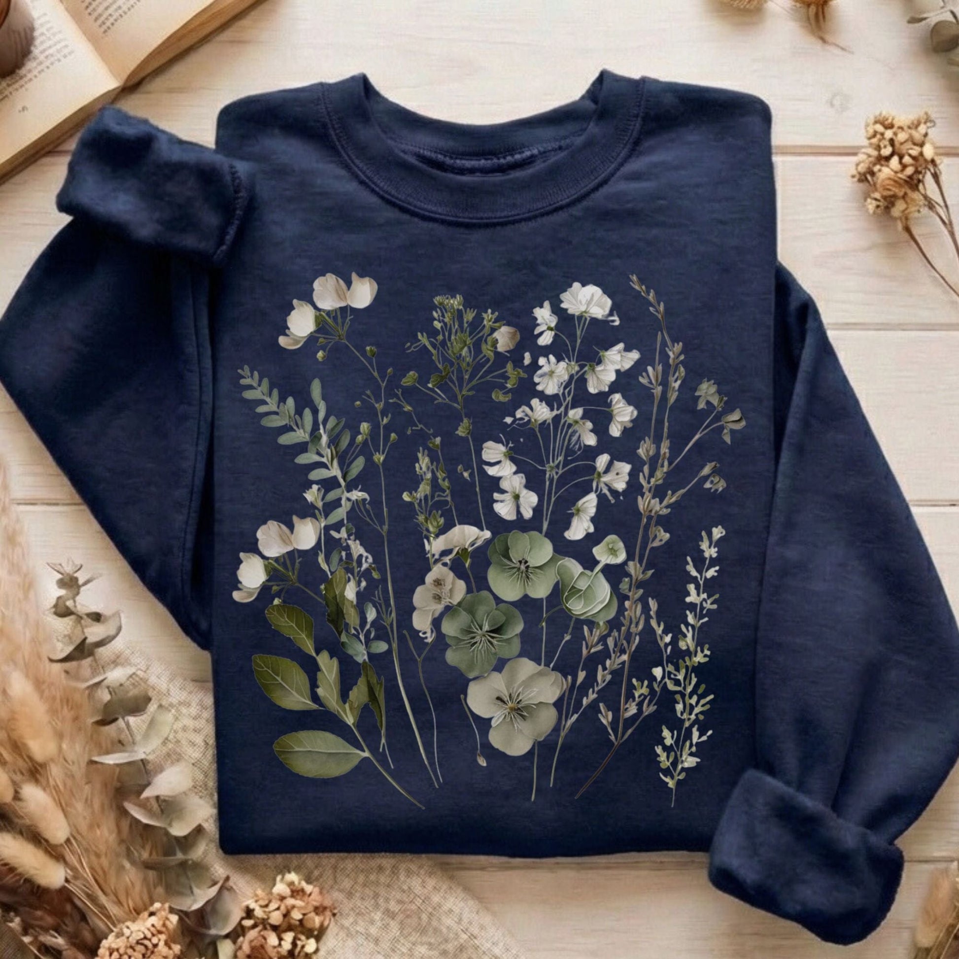 Sweatshirts Navy / S Design 1 Crewneck Sweatshirt The Mystic Eden