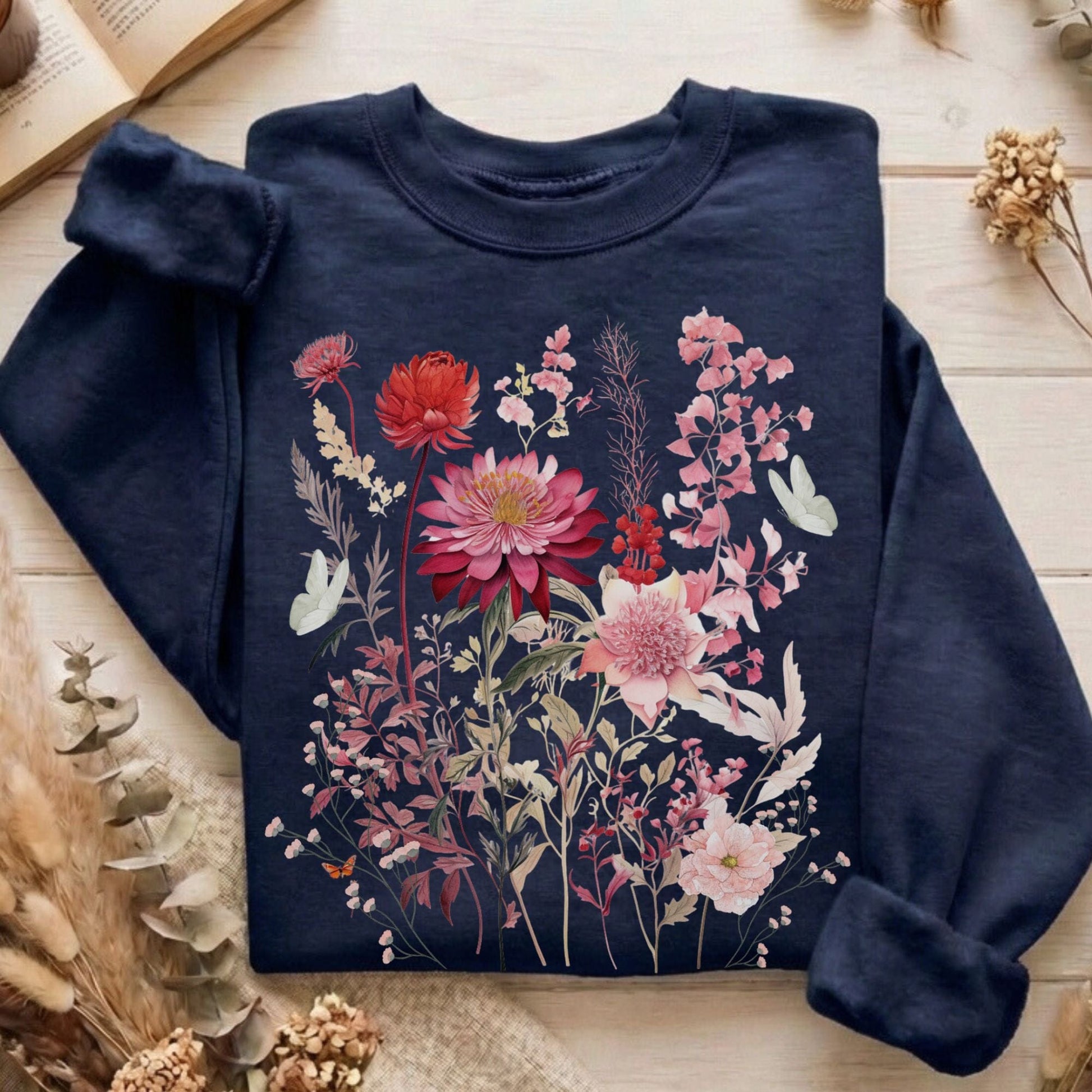 Sweatshirts Navy / S Design 3 Crewneck Sweatshirt The Mystic Eden