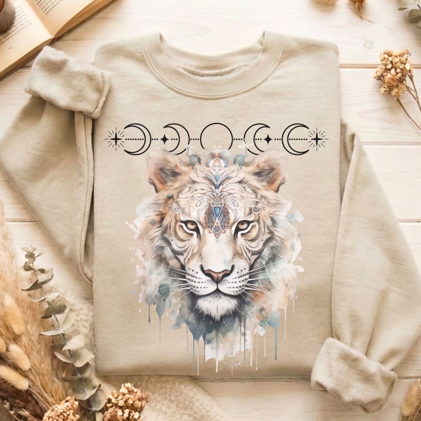 Sweatshirts Sand / S Design 10 Crewneck Sweatshirt The Mystic Eden