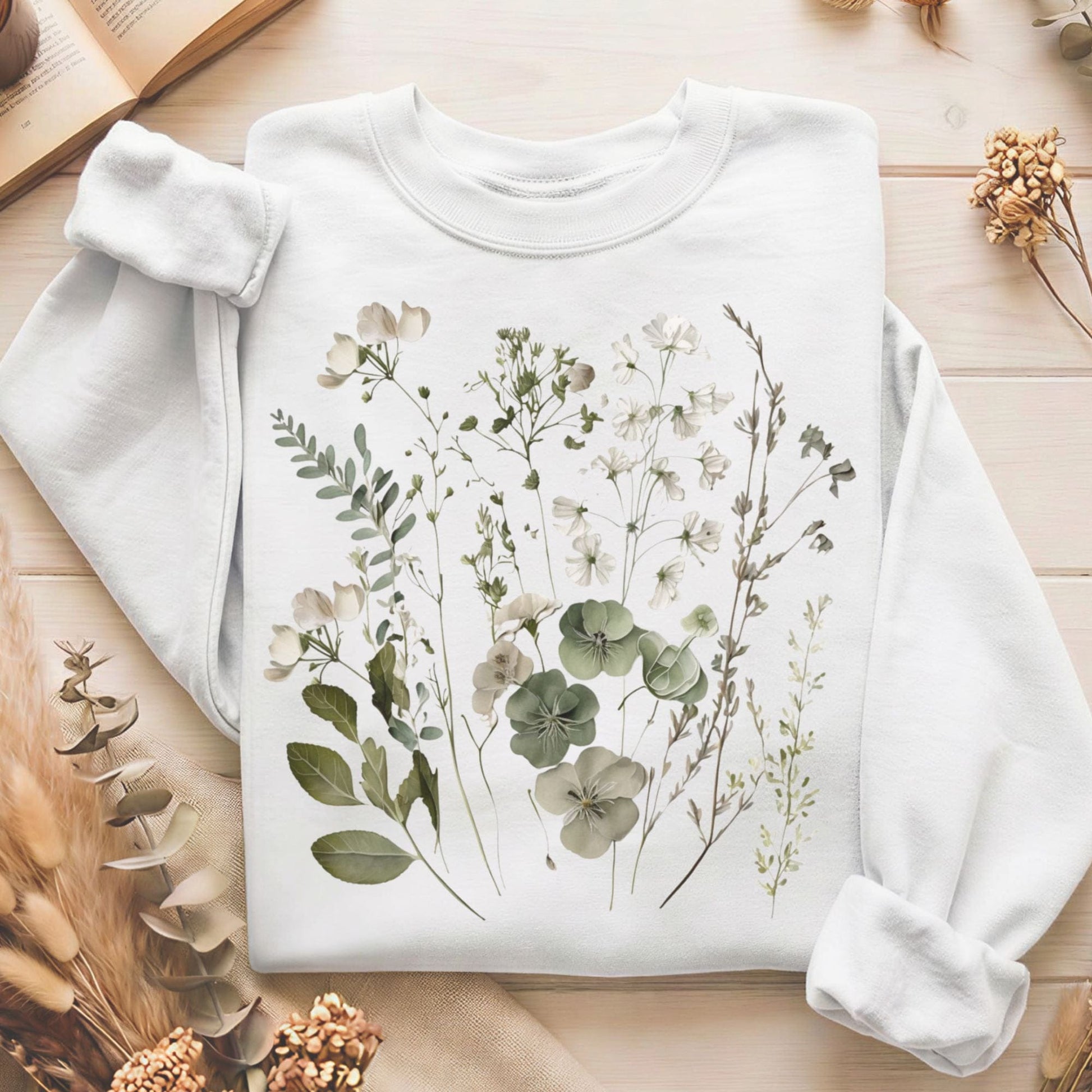 Sweatshirts White / S Design 1 Crewneck Sweatshirt The Mystic Eden