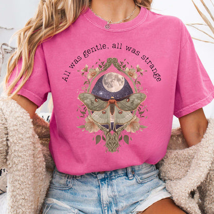 T-Shirt All Was Gentle All Was Strange Edgar Allan Poe Tee The Mystic Eden