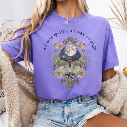 T-Shirt All Was Gentle All Was Strange Edgar Allan Poe Tee The Mystic Eden