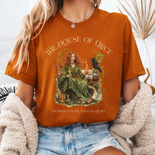 T-Shirt Autumn / S The House of Circe Bella + Canvas Tee – Potions & Magic Tee The Mystic Eden