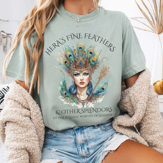 T-Shirt Bay / S Hera's Fine Feathers & Other Splendors Tee The Mystic Eden