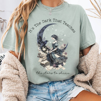 T-Shirt Bay / S It's the Dark That Teaches the Stars to Shine Poe Inspired Tee The Mystic Eden