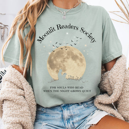 T-Shirt Bay / S Moonlit Readers Society Tee The Mystic Eden