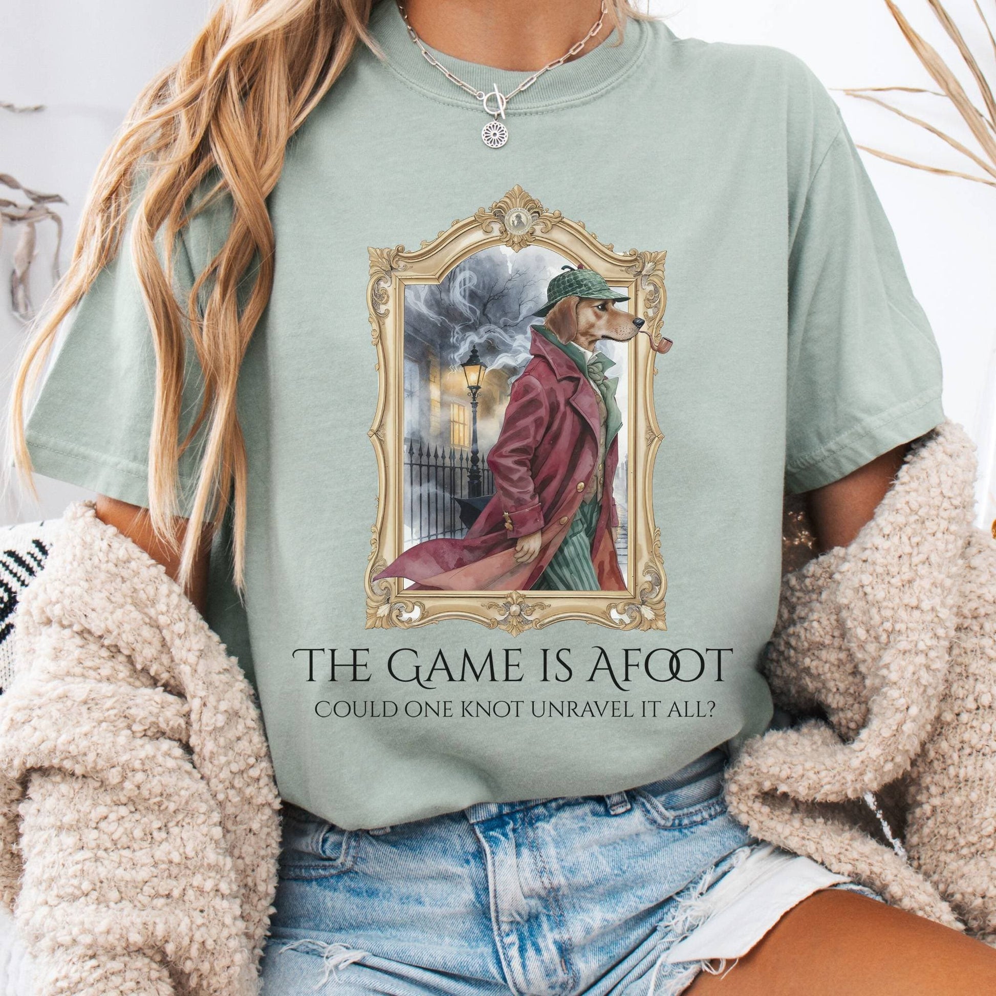 T-Shirt Bay / S The Game Is Afoot Sherlock Holmes Tee The Mystic Eden