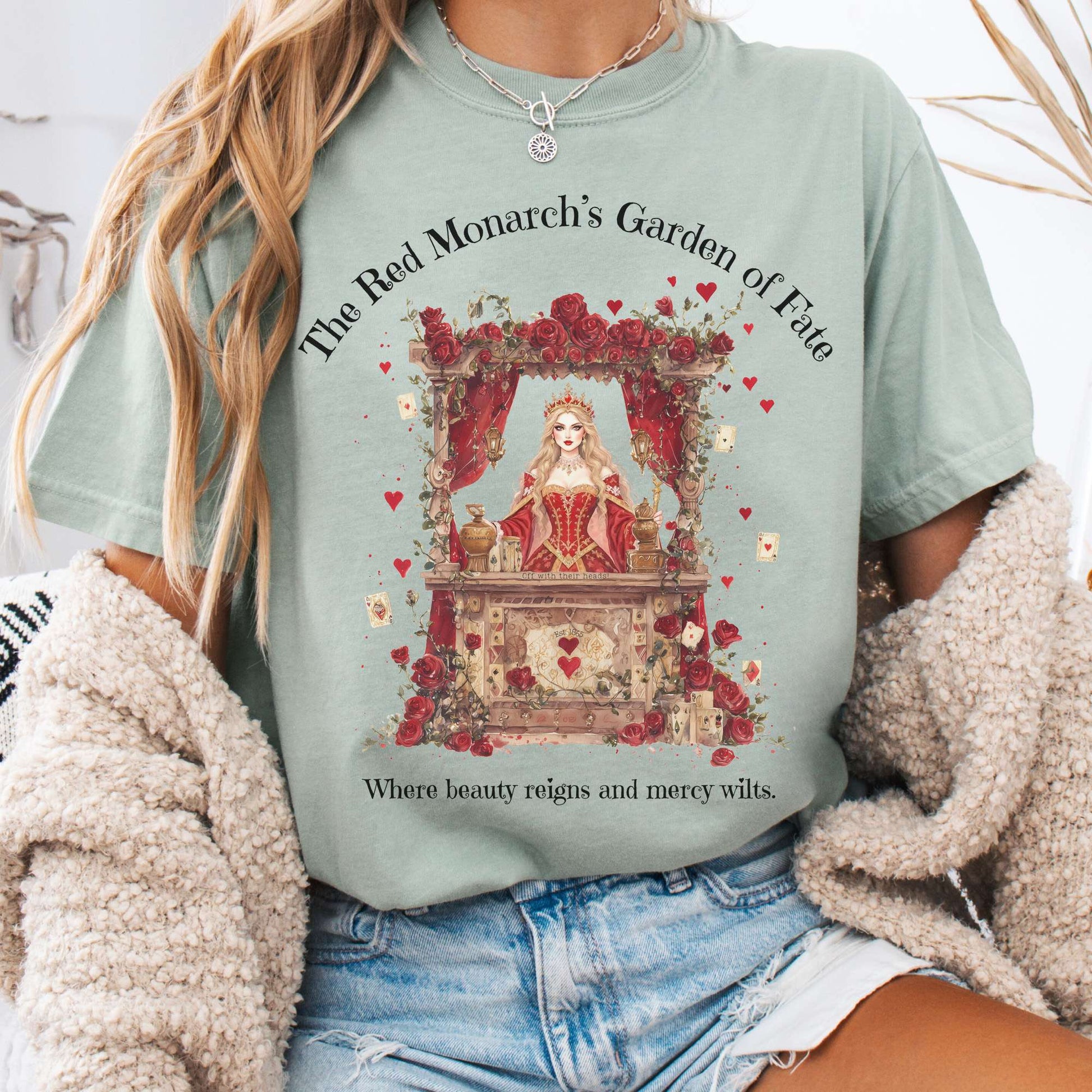 T-Shirt Bay / S The Red Monarchs Garden of Fate Tee The Mystic Eden