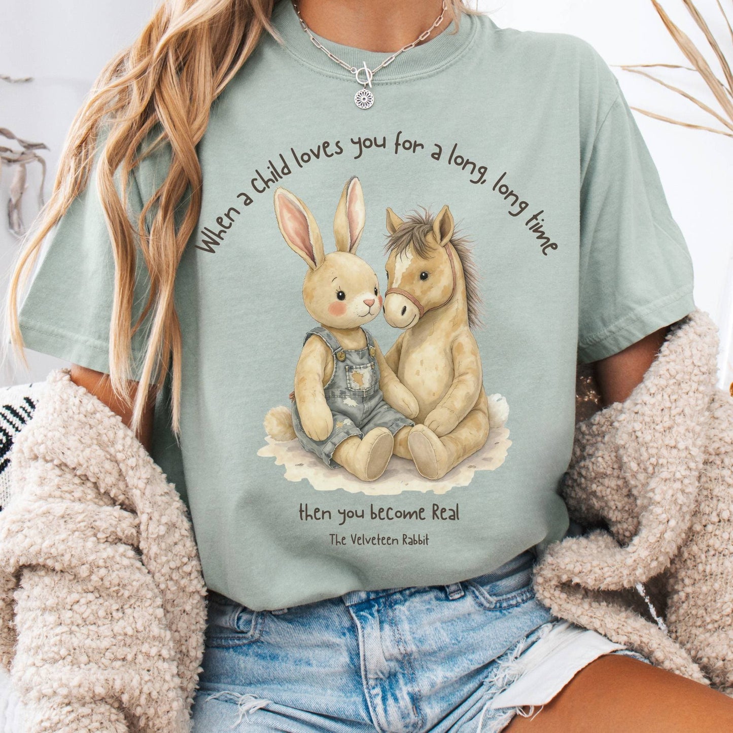 T-Shirt Bay / S You Become Real The Velveteen Rabbit Tee The Mystic Eden