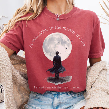 T-Shirt Beneath The Mystic Moon Edgar Allan Poe Tee The Mystic Eden