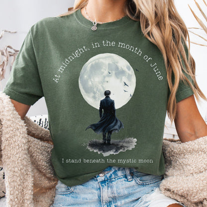T-Shirt Beneath The Mystic Moon Edgar Allan Poe Tee The Mystic Eden