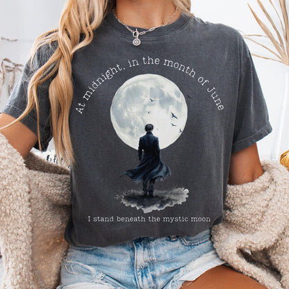 T-Shirt Beneath The Mystic Moon Edgar Allan Poe Tee The Mystic Eden