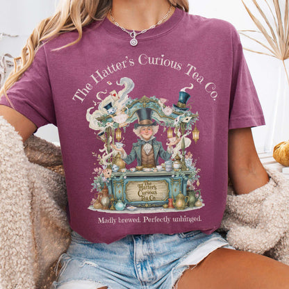 T-Shirt Berry / S The Hatters Curious Tea Co T-Shirt The Mystic Eden
