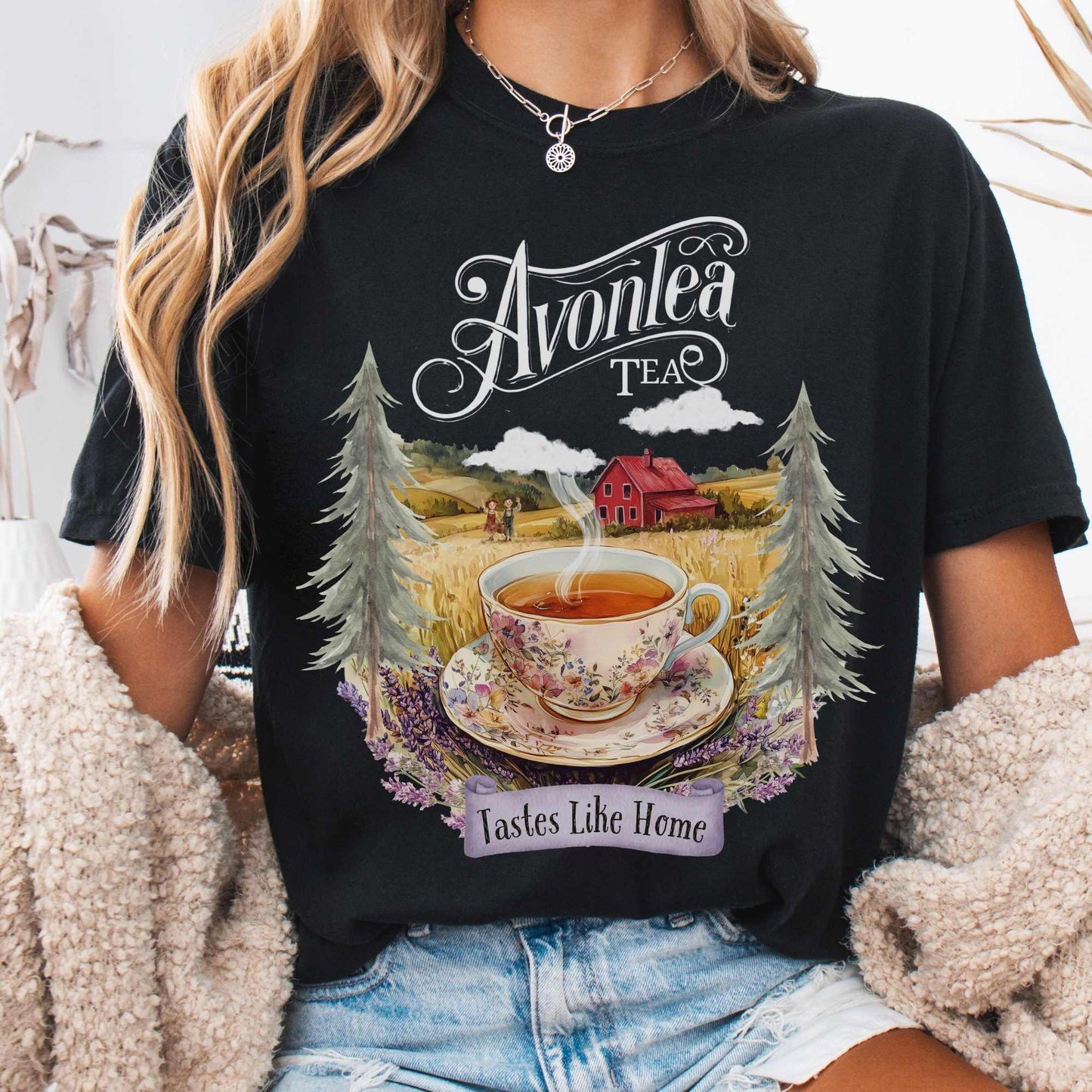 T-Shirt Black / S Avonlea Tee Anne of Green Gables Tee The Mystic Eden