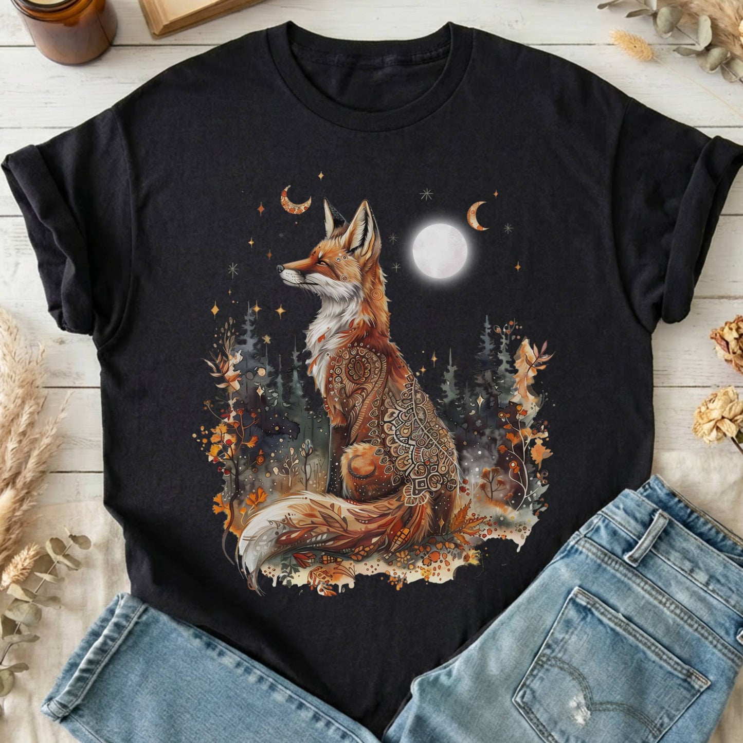 T-Shirt Black / S Design 211 T-Shirt The Mystic Eden
