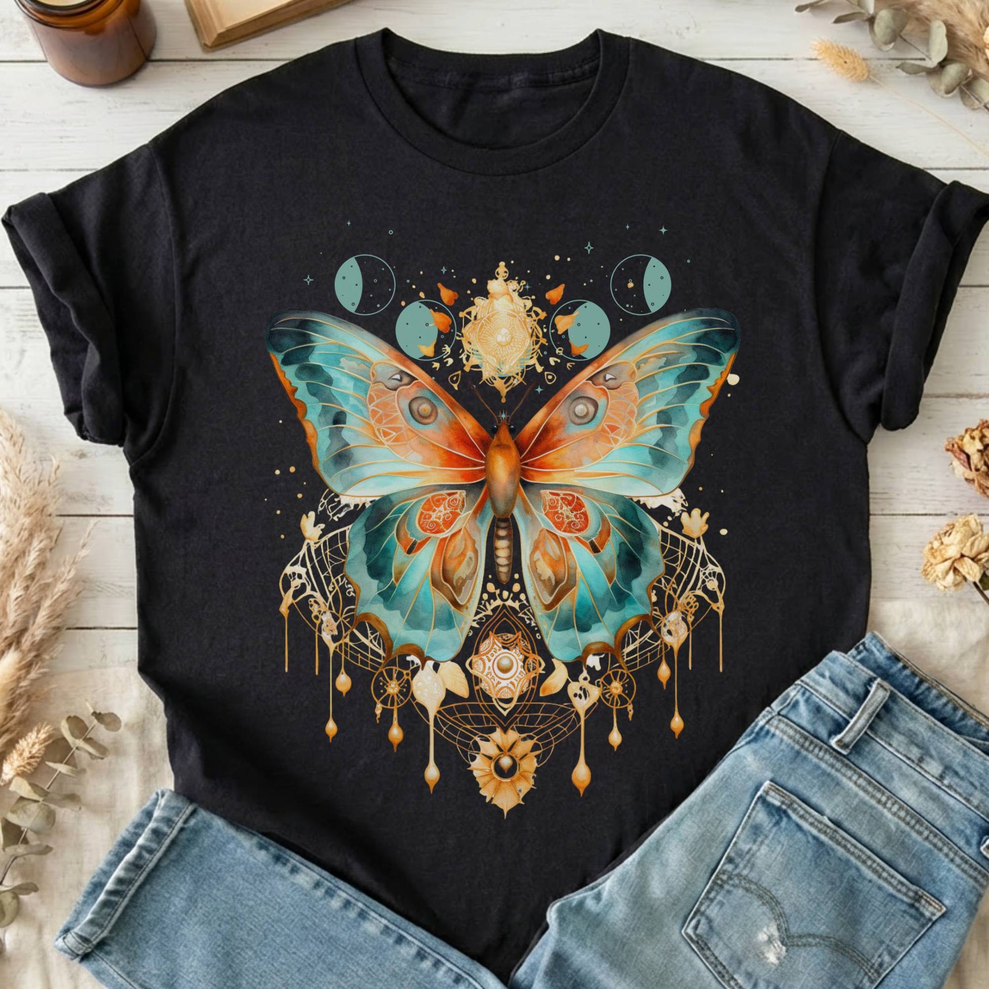 T-Shirt Black / S Design 46 T-Shirt The Mystic Eden