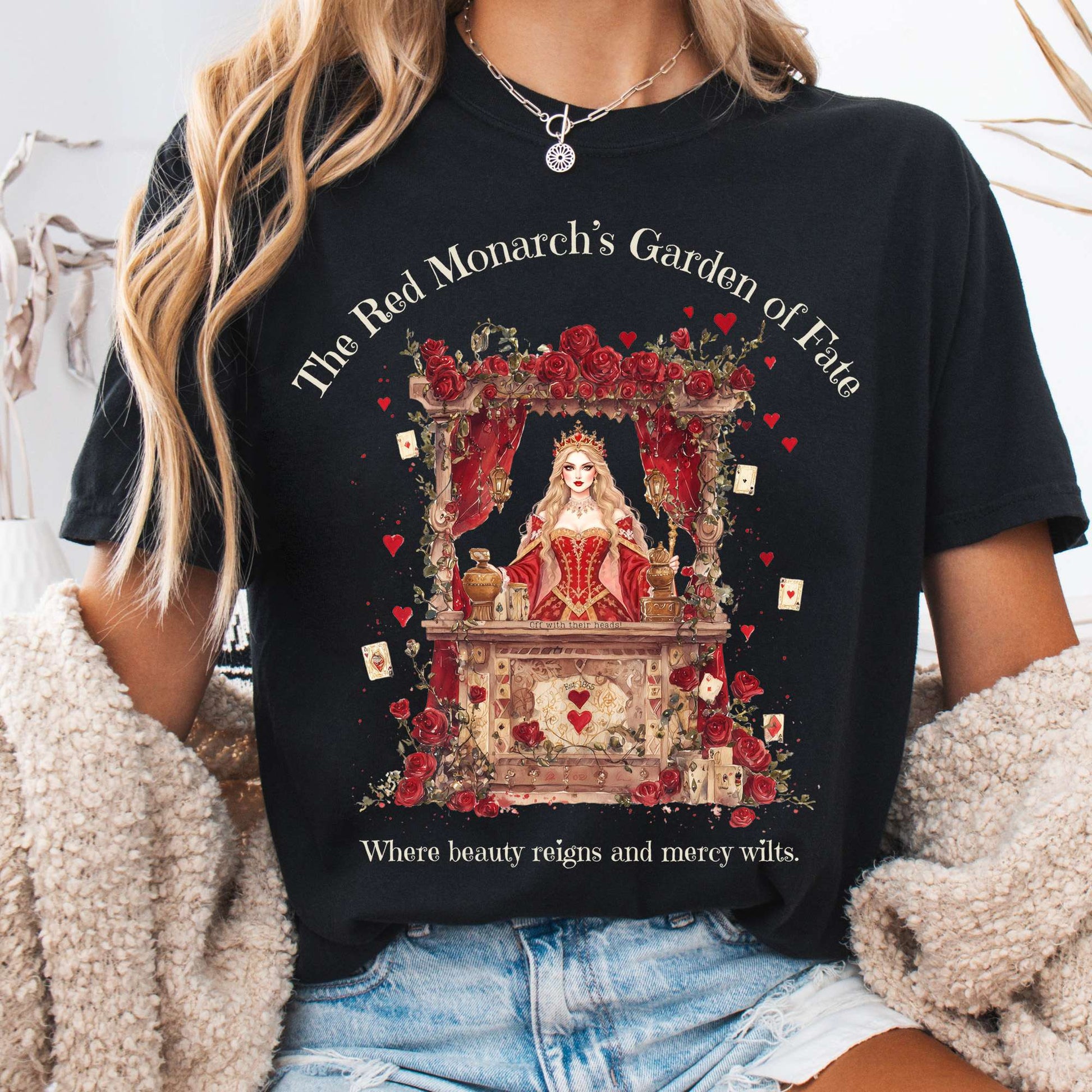 T-Shirt Black / S The Red Monarchs Garden of Fate Tee The Mystic Eden