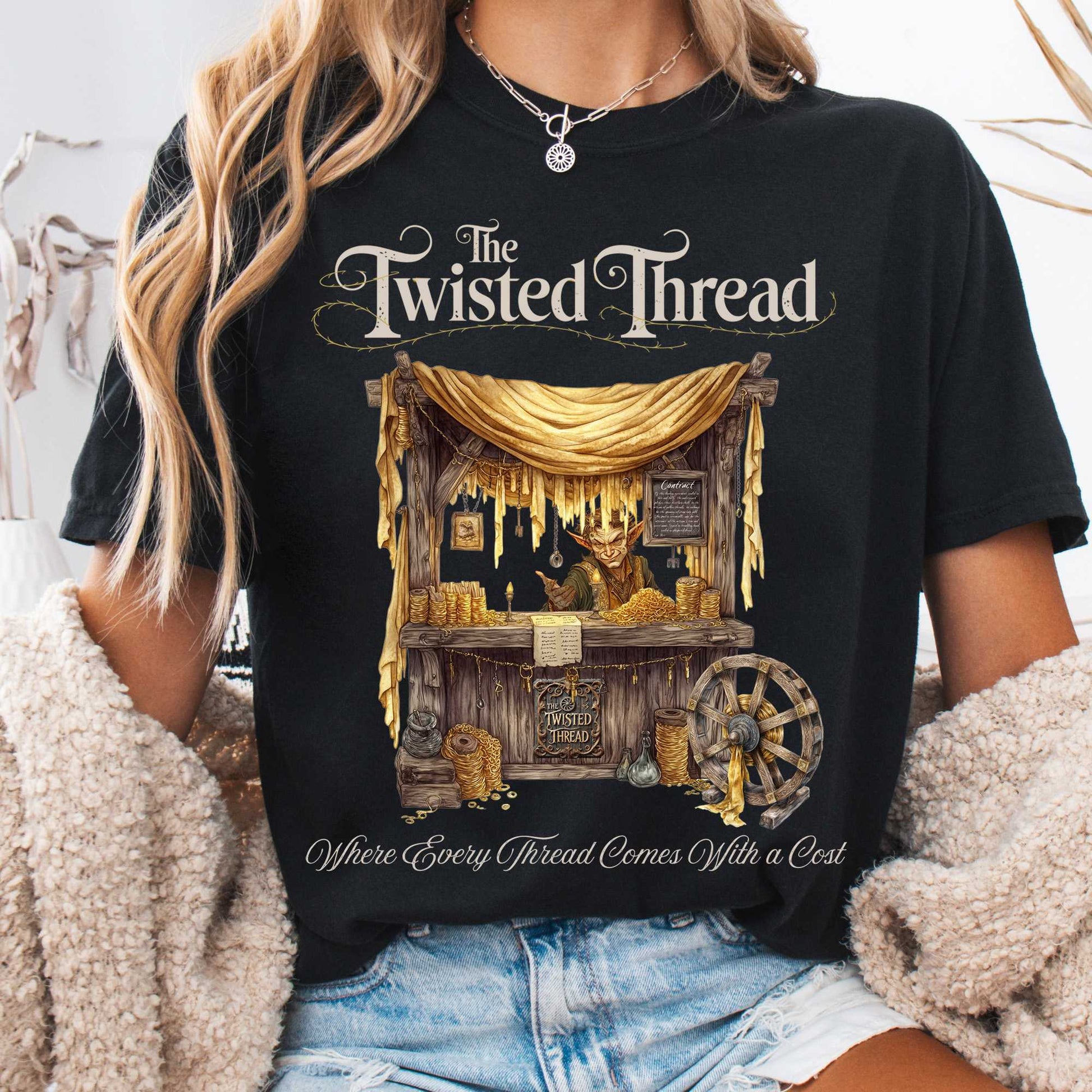 T-Shirt Black / S The Twisted Thread Fairytale Shirt The Mystic Eden