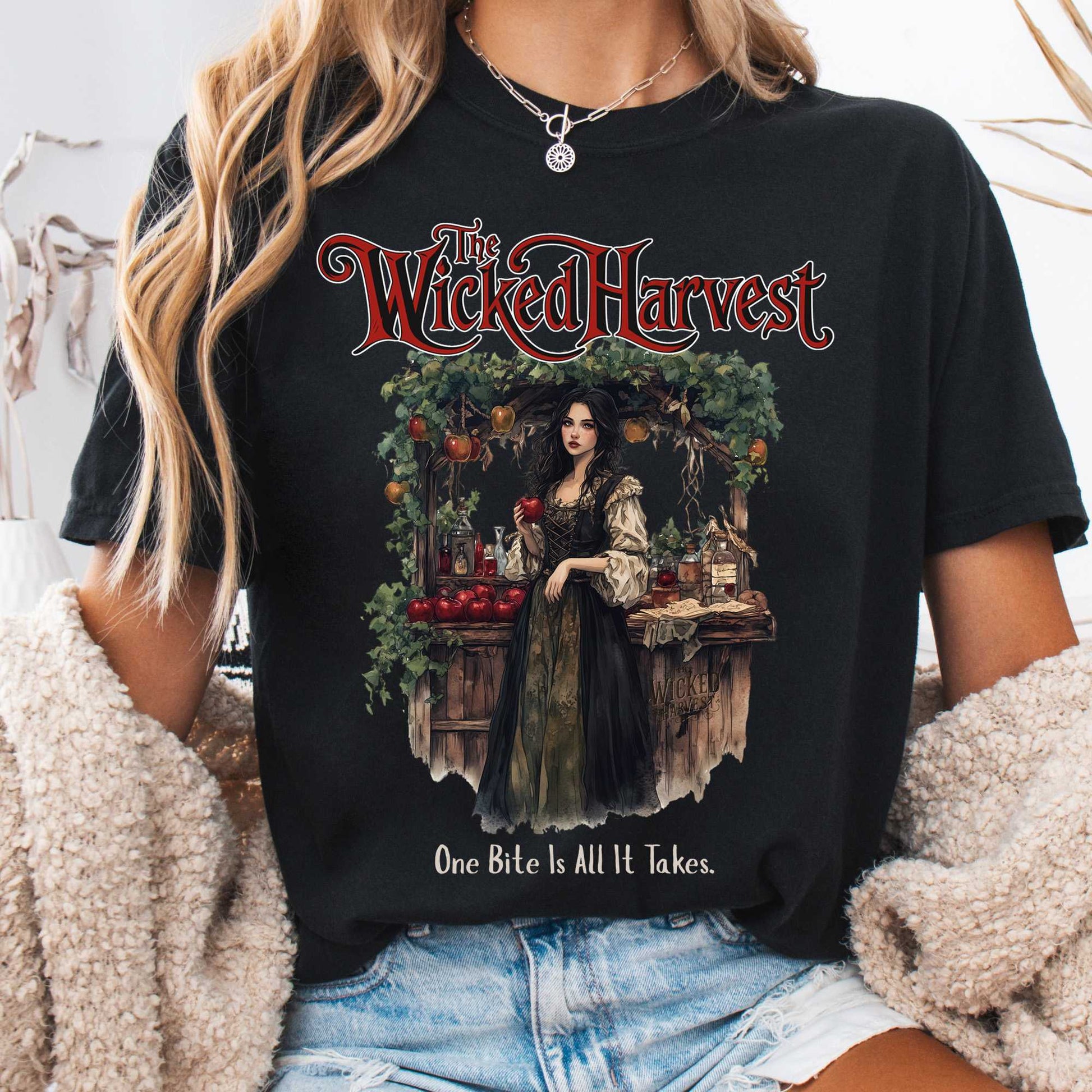 T-Shirt Black / S The Wicked Harvest Fairytale Shirt The Mystic Eden