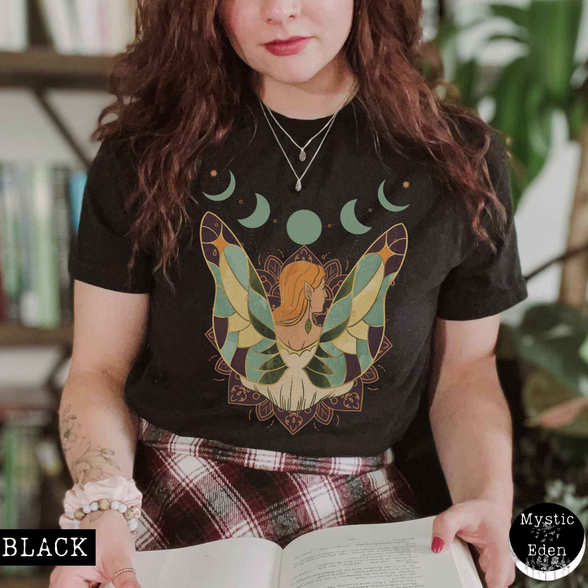 T-Shirt Black / S Whimsical Fairycore Shirt The Mystic Eden