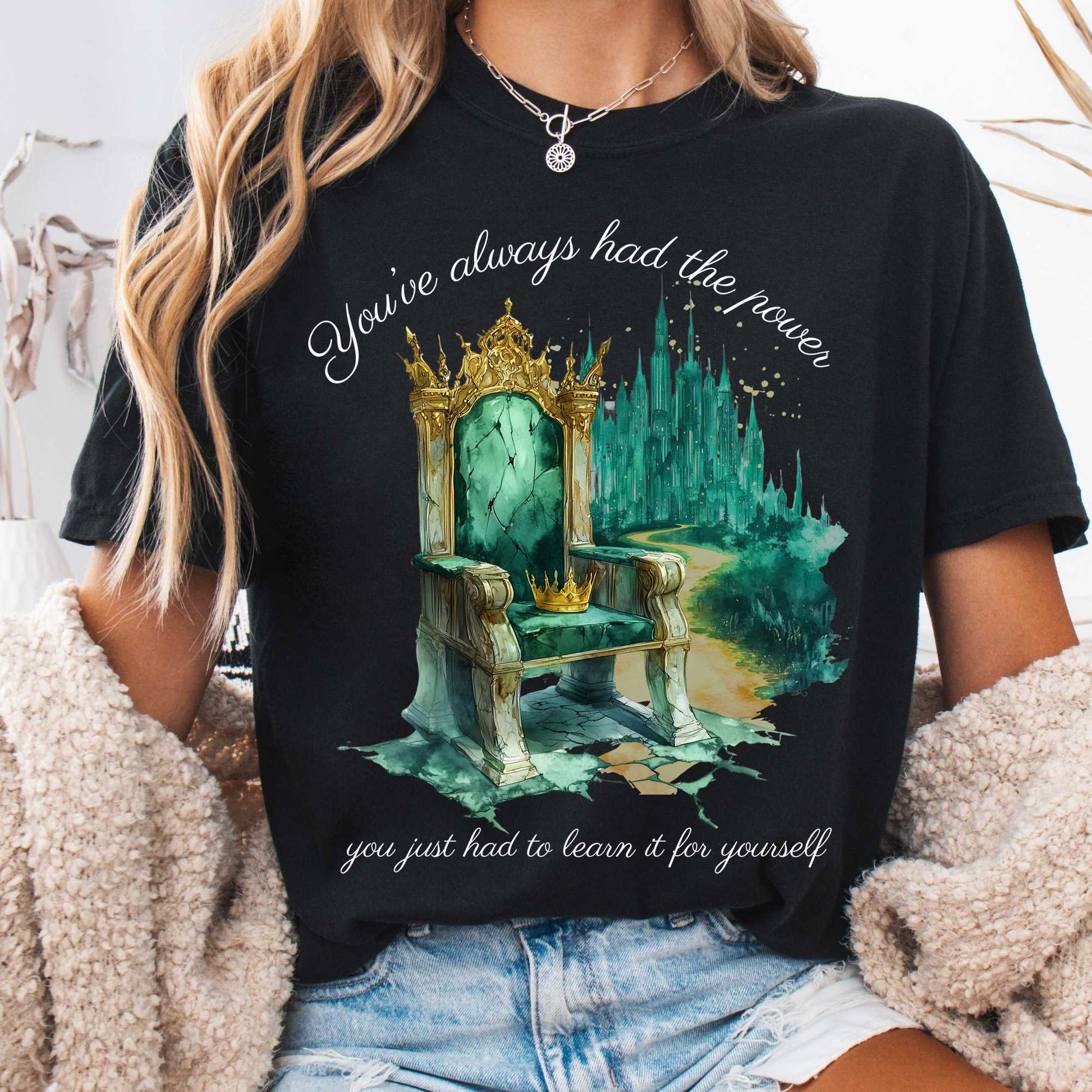 T-Shirt Black / S You've Always Had The Power Bookish Shirt The Mystic Eden