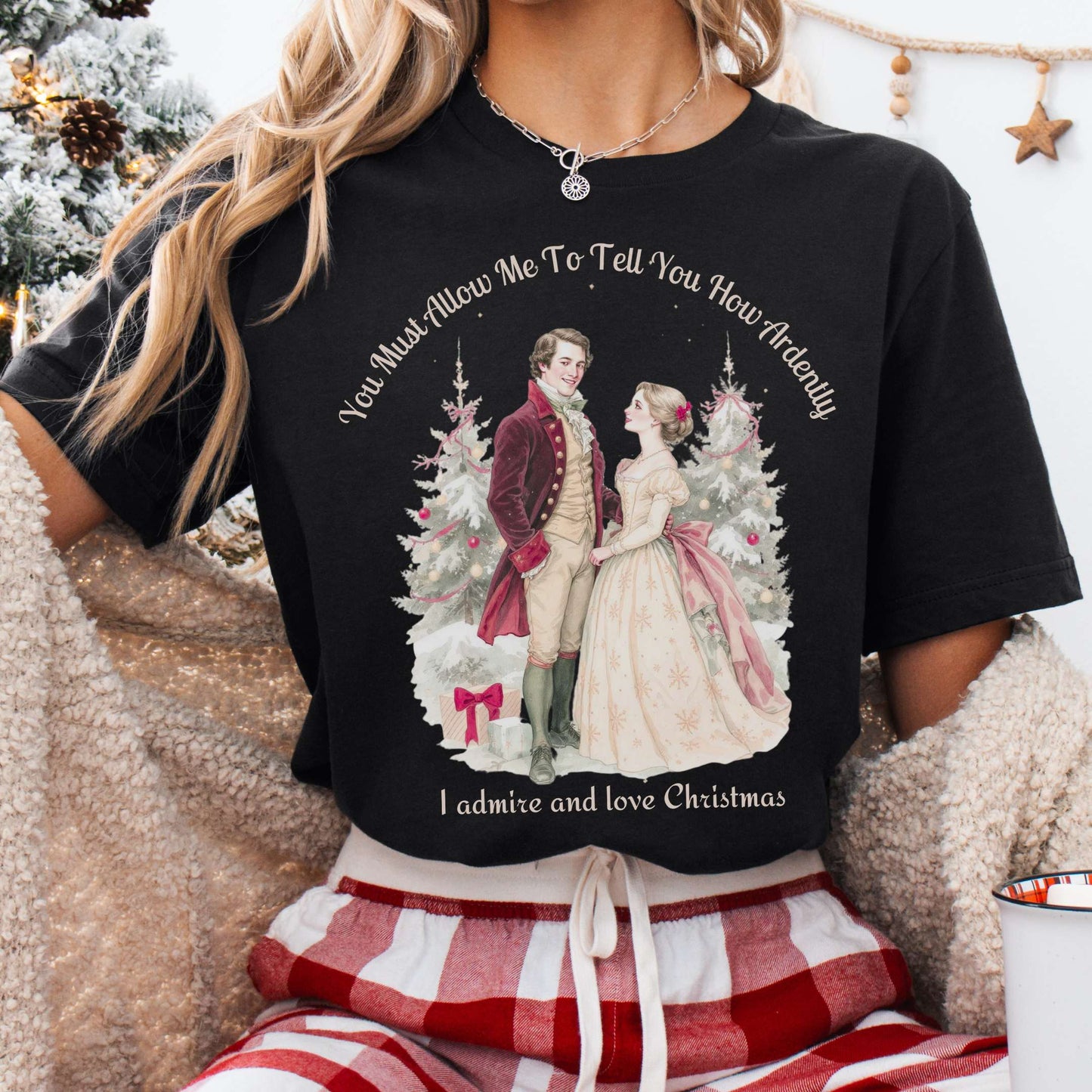 T-Shirt Black / XS Pride & Prejudice Christmas Tee The Mystic Eden
