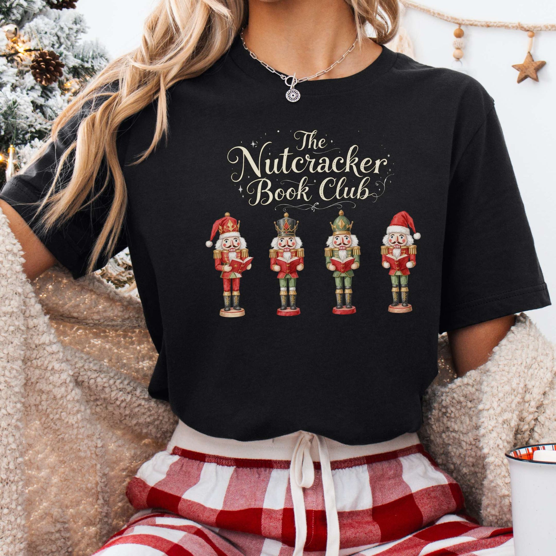 T-Shirt Black / XS The Nutcracker Book Club Christmas Tee The Mystic Eden