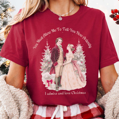 T-Shirt Cardinal / XS Pride & Prejudice Christmas Tee The Mystic Eden