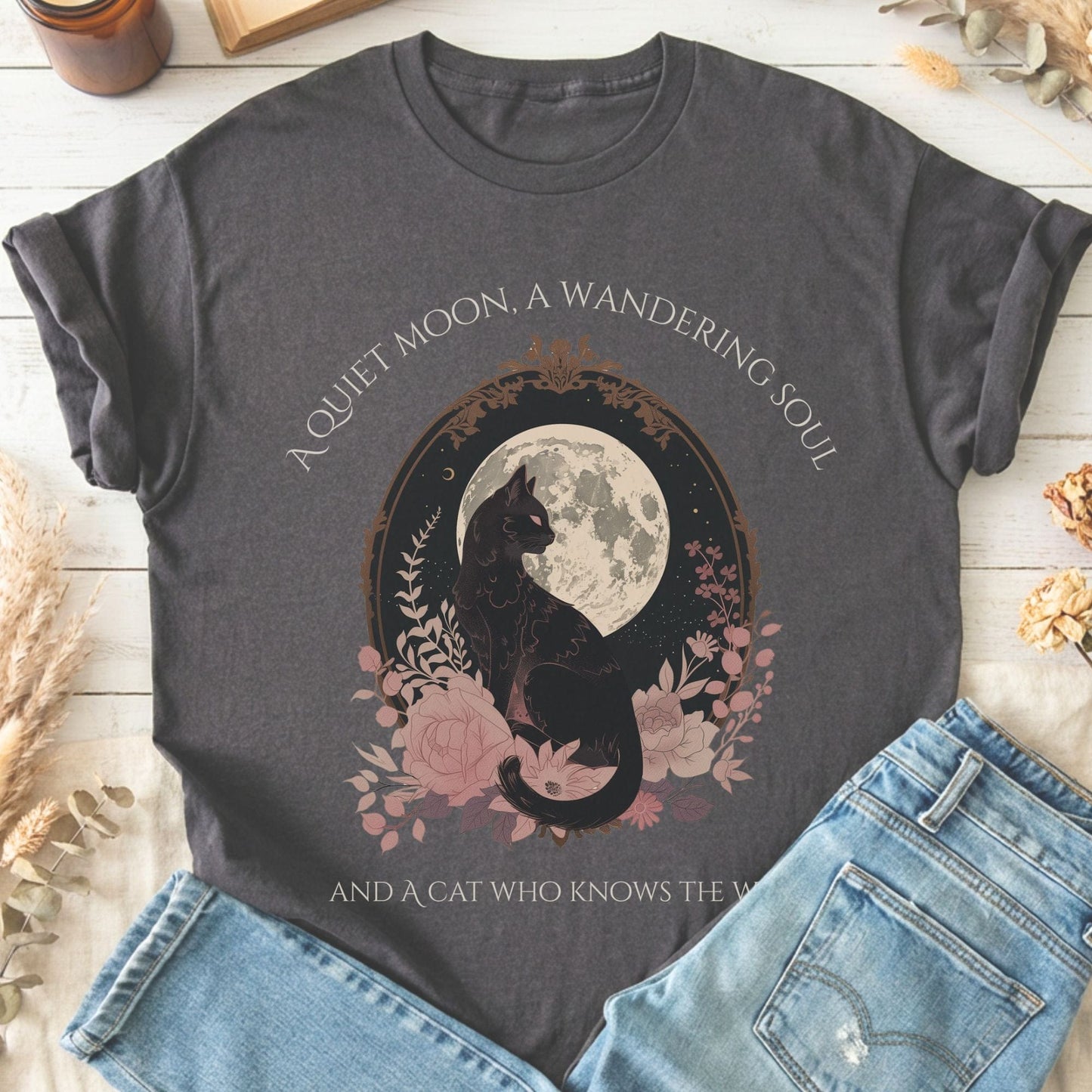 T-Shirt Charcoal / S Design 268 T-Shirt The Mystic Eden