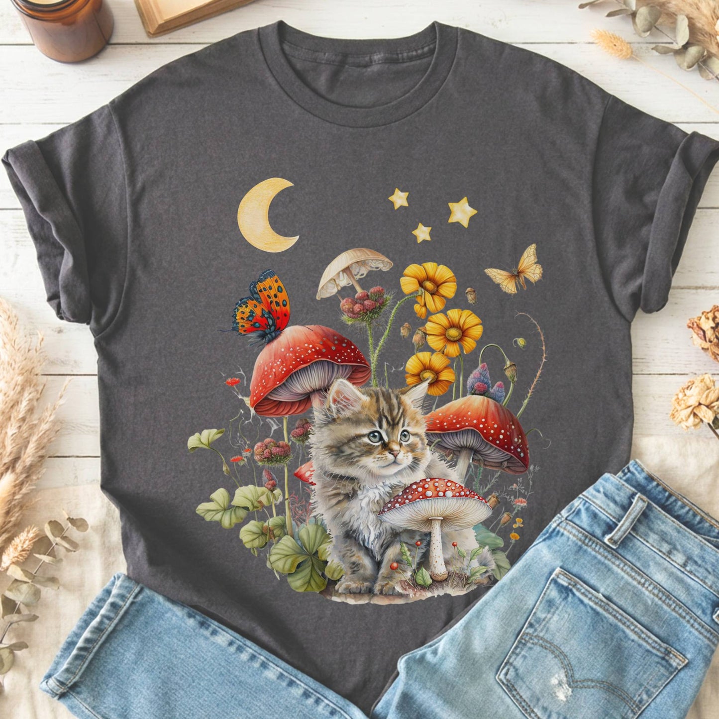 T-Shirt Charcoal / S Design 33 T-Shirt The Mystic Eden