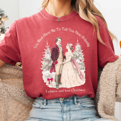 T-Shirt Crimson / S Pride & Prejudice Christmas Tee The Mystic Eden