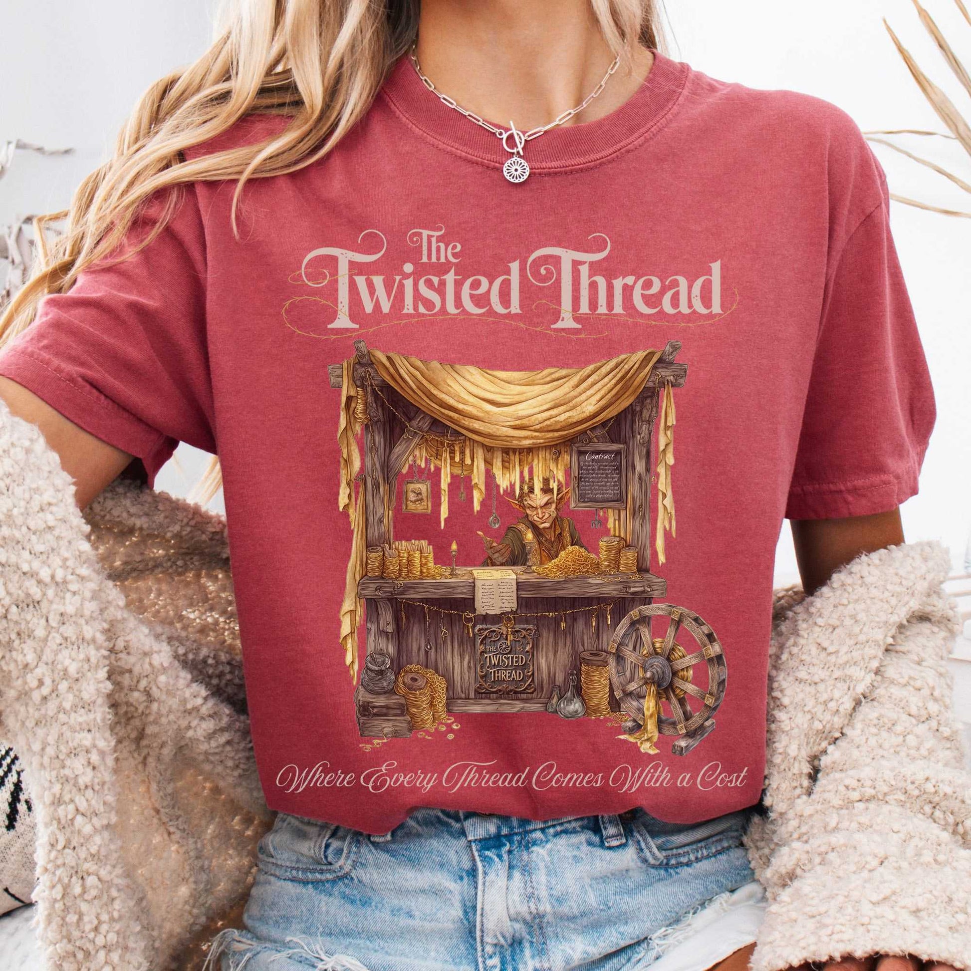 T-Shirt Crimson / S The Twisted Thread Fairytale Shirt The Mystic Eden