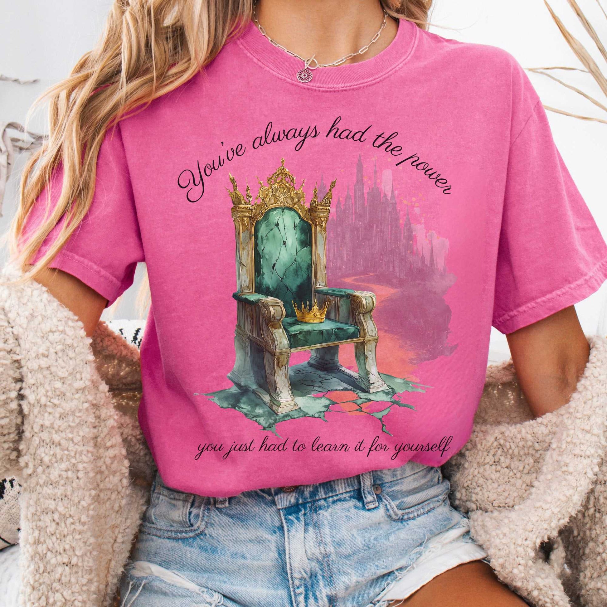 T-Shirt Crunchberry / S You've Always Had The Power Bookish Shirt The Mystic Eden