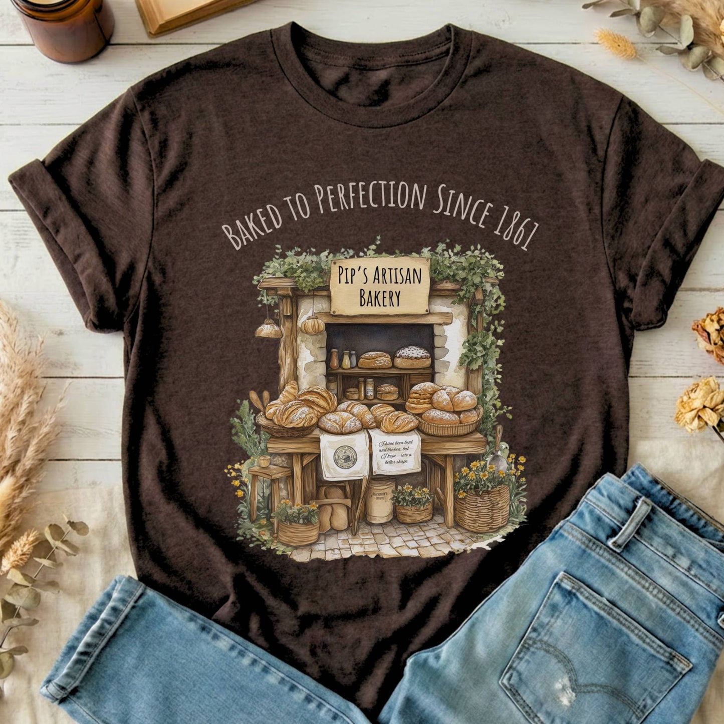 T-Shirt Dark Chocolate / M Design 119 T-Shirt The Mystic Eden