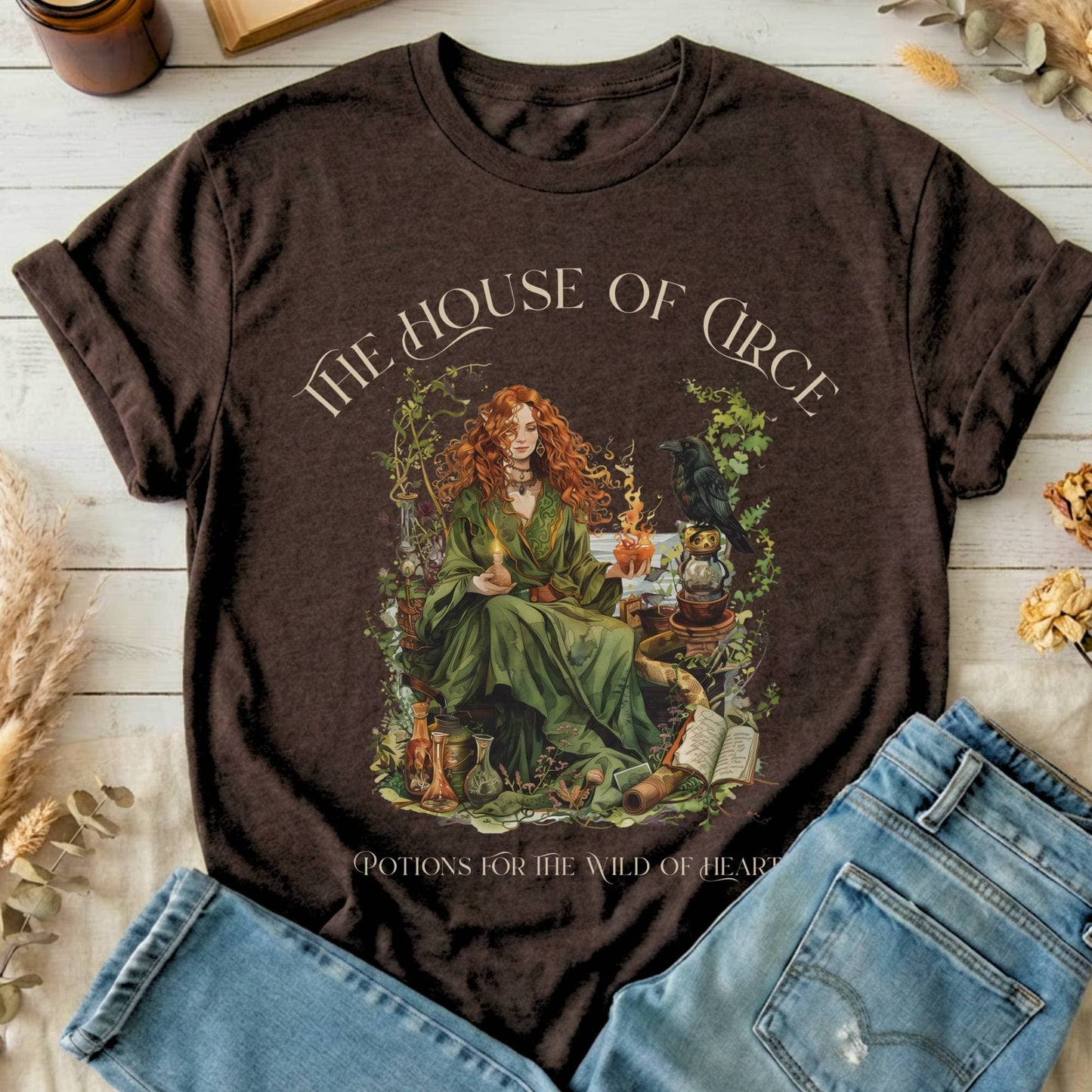 T-Shirt Dark Chocolate / S Design 214 T-Shirt The Mystic Eden