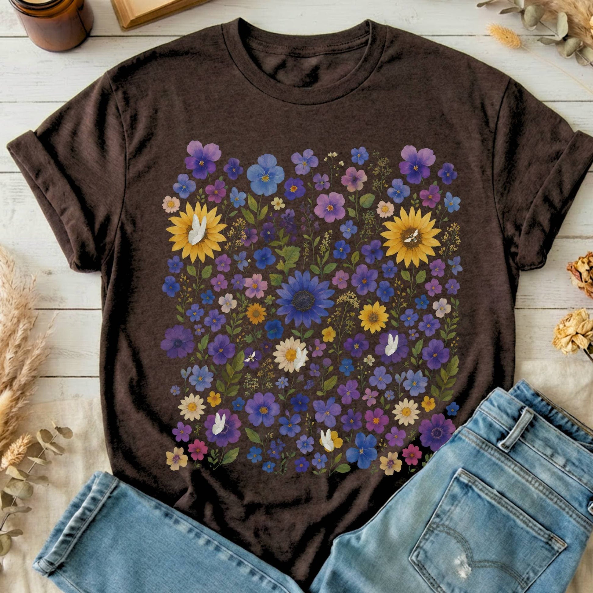 T-Shirt Dark Chocolate / S Design 227 T-Shirt The Mystic Eden