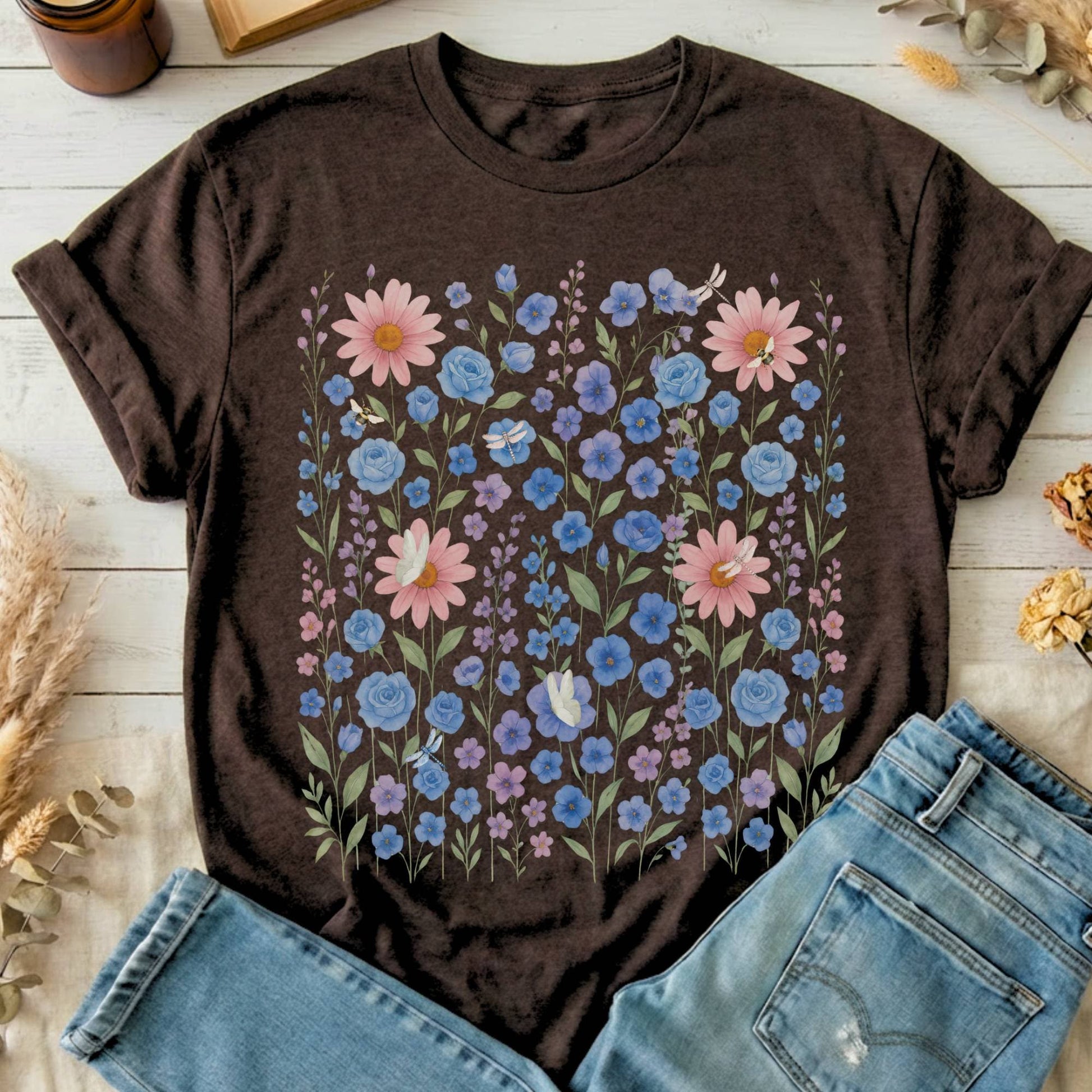 T-Shirt Dark Chocolate / S Design 228 T-Shirt The Mystic Eden