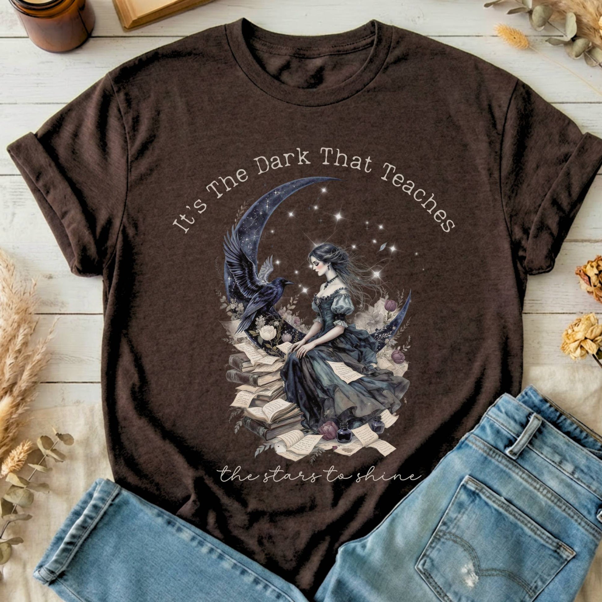 T-Shirt Dark Chocolate / S Design 254 T-Shirt The Mystic Eden
