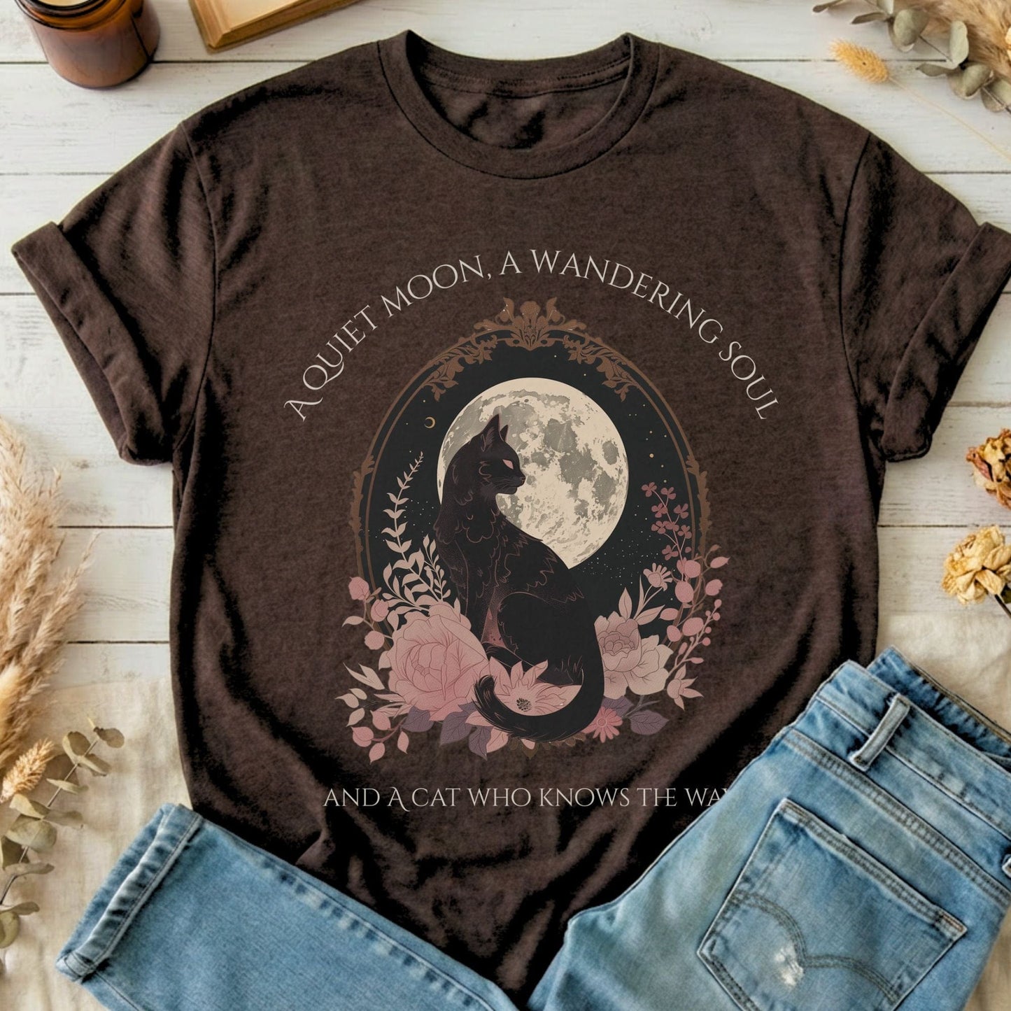 T-Shirt Dark Chocolate / S Design 268 T-Shirt The Mystic Eden