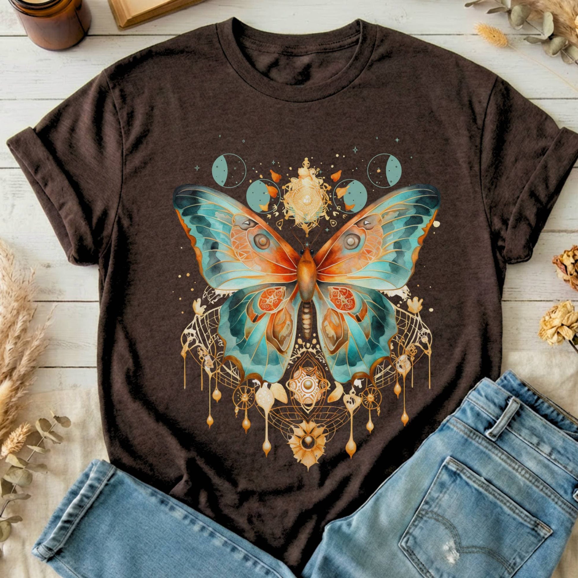 T-Shirt Dark Chocolate / S Design 46 T-Shirt The Mystic Eden