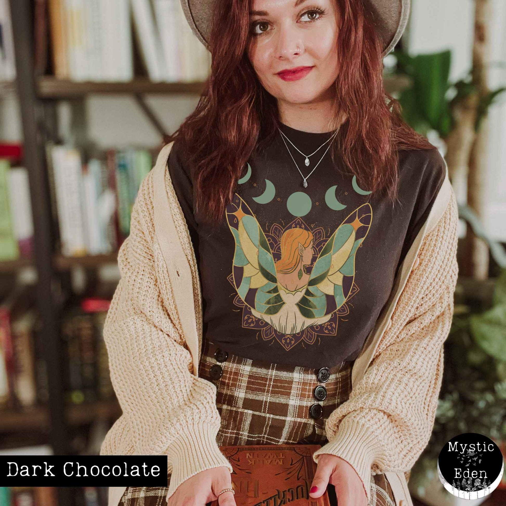 T-Shirt Dark Chocolate / S Whimsical Fairycore Shirt The Mystic Eden
