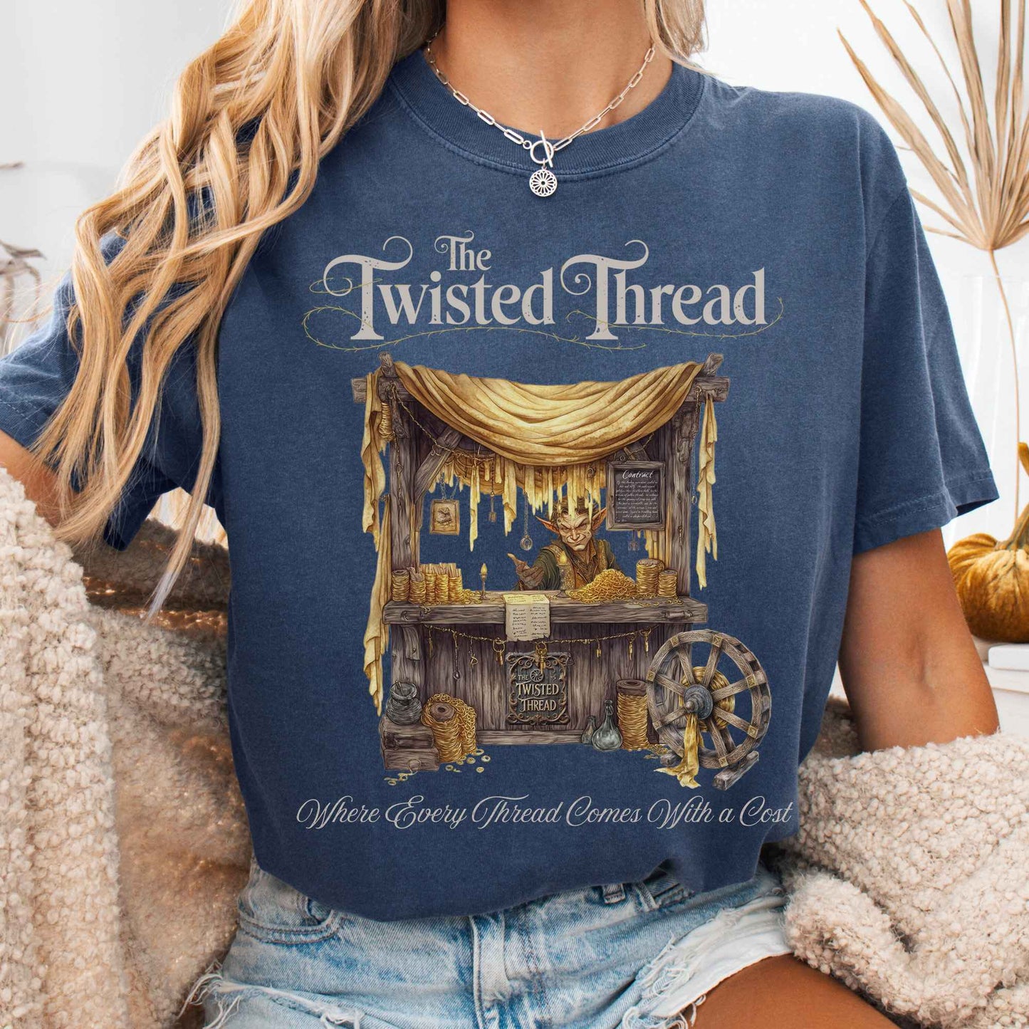 T-Shirt Denim / S The Twisted Thread Fairytale Shirt The Mystic Eden
