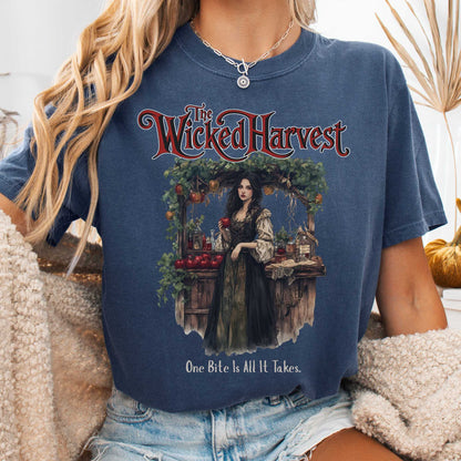 T-Shirt Denim / S The Wicked Harvest Fairytale Shirt The Mystic Eden