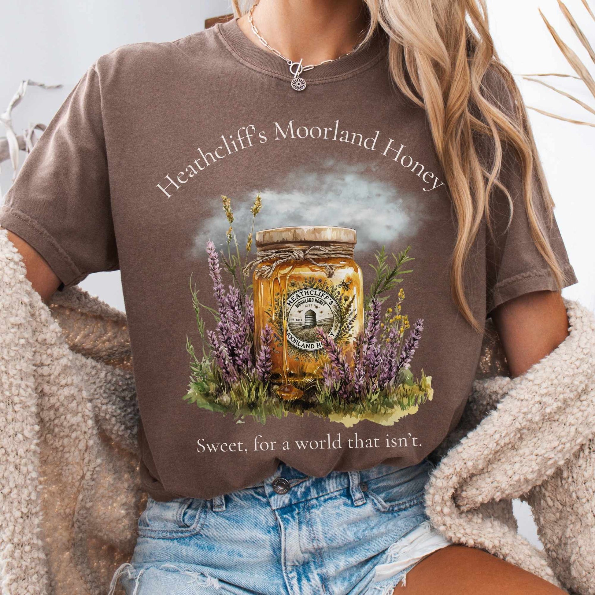 T-Shirt Espresso / S Heathcliff's Moorland Honey Tee The Mystic Eden